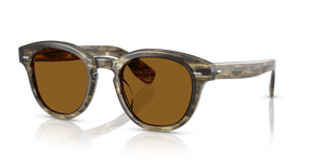Oliver Peoples Cary Grant Sun Exclusive con montura Corteza y verde aceituna suave y lentes Marrón - imagen 1