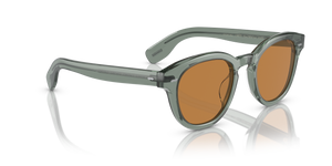 Oliver Peoples Cary Grant Sun with Dusty Aqua frame and Brown lenses - Image 3