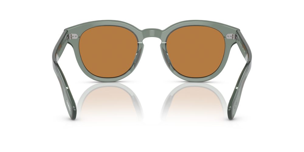 サングラス　oliver peoples CARY GRANT レンズガラス Oliver Peoples Cary Grant Sun with Dusty Aqua frame and Cognac