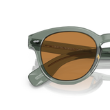 Oliver Peoples Cary Grant Sun with Dusty Aqua frame and Brown lenses - Variant