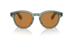 Oliver Peoples Cary Grant Sun with Dusty Aqua frame and Brown lenses - Image 2