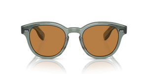 Oliver Peoples Cary Grant Sun with Dusty Aqua frame and Brown lenses - image 2