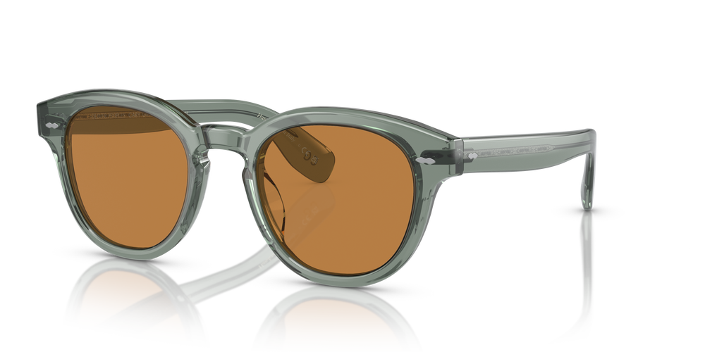 Oliver Peoples Cary Grant Sun con montura Dusty Aqua y lentes Marrón - El 6