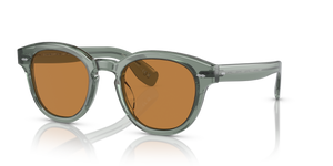 Oliver Peoples Cary Grant Sun with Dusty Aqua frame and Brown lenses - Image 1