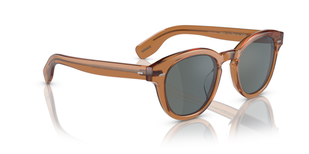 Oliver Peoples Cary Grant Sun with Carob frame and Blue lenses - Image 3