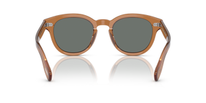 Oliver Peoples Cary Grant Sun avec une monture Carob et des verres Bleu - image 5