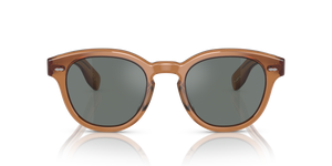Oliver Peoples Cary Grant Sun avec une monture Carob et des verres Bleu - image 2