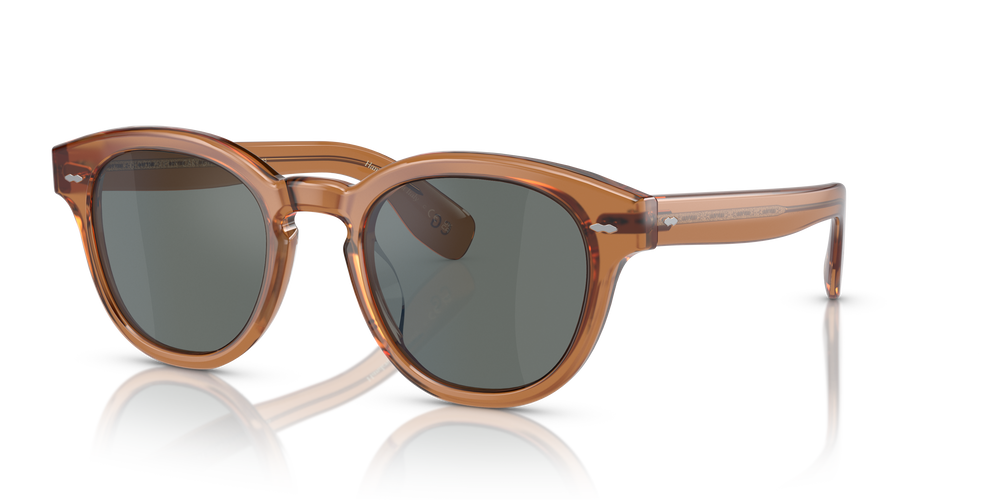 Oliver Peoples Cary Grant Sun con montura Carob y lentes Azul - El 7