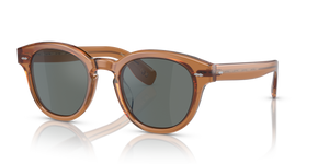 Oliver Peoples Cary Grant Sun avec une monture Carob et des verres Bleu - image 1