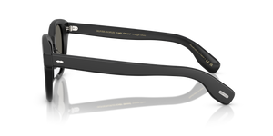 Oliver Peoples Cary Grant Sun avec une monture Noir semi-mat et des verres Gris - L'image 4