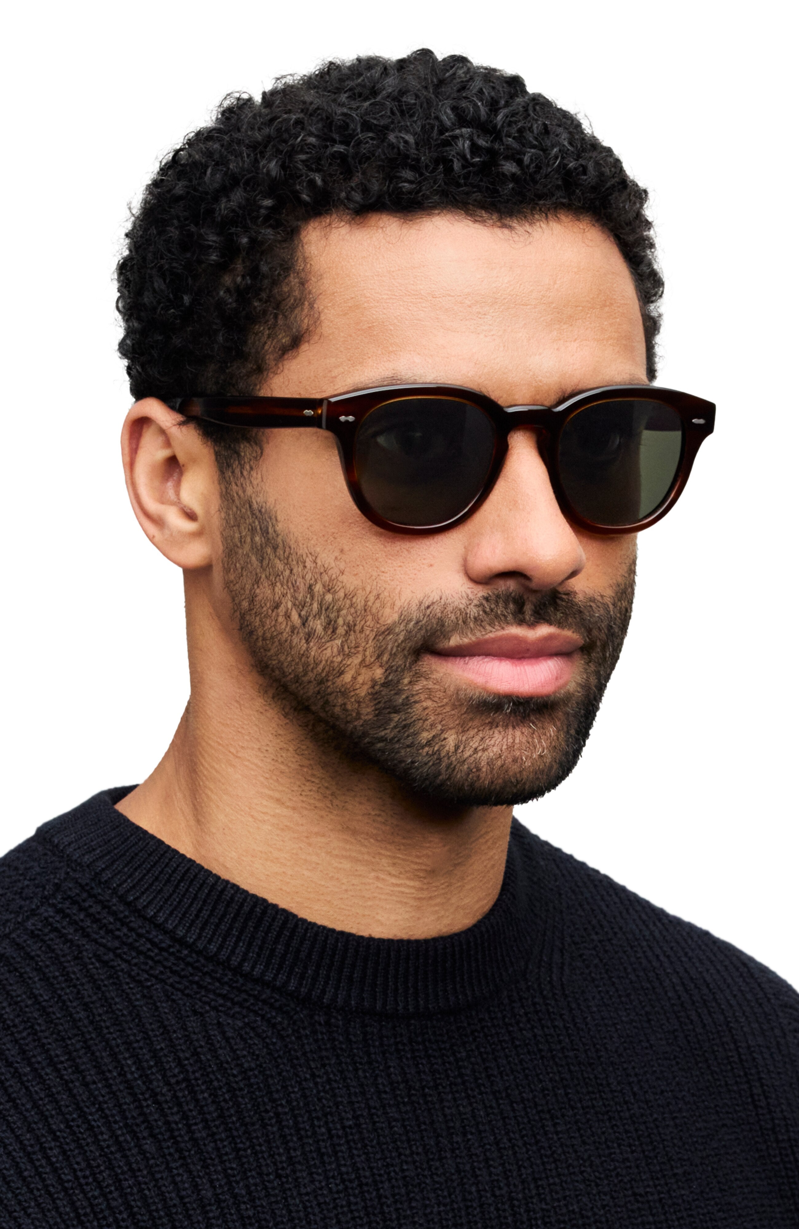 Oliver Peoples Cary Grant Sun with Dusty Aqua frame and Cognac