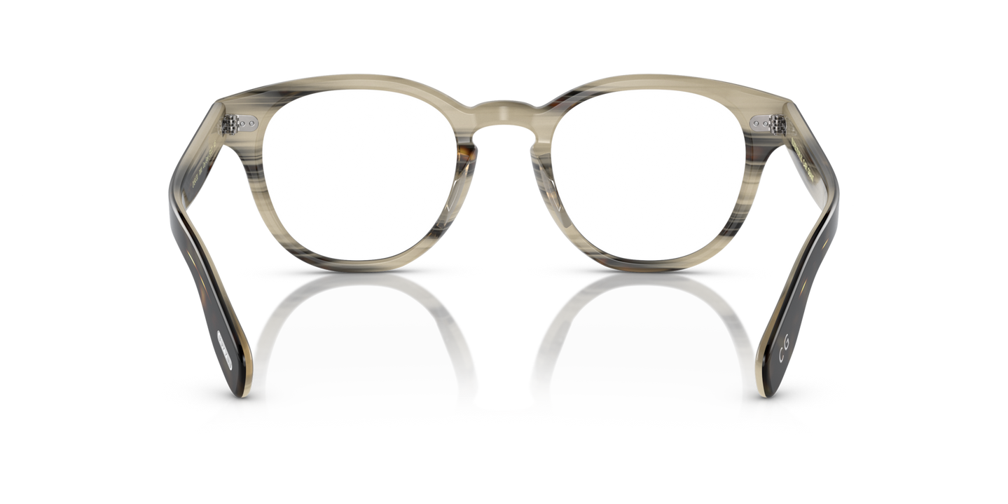 Oliver Peoples Cary Grant mit 362/Horn Gestell - Bild Stegplättchen
