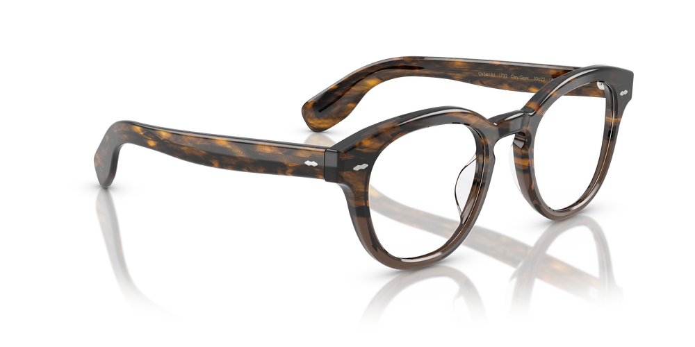 Oliver Peoples Cary Grant con montatura Rosso Sedona/Grigio talpa sfumato - L'immagine 3