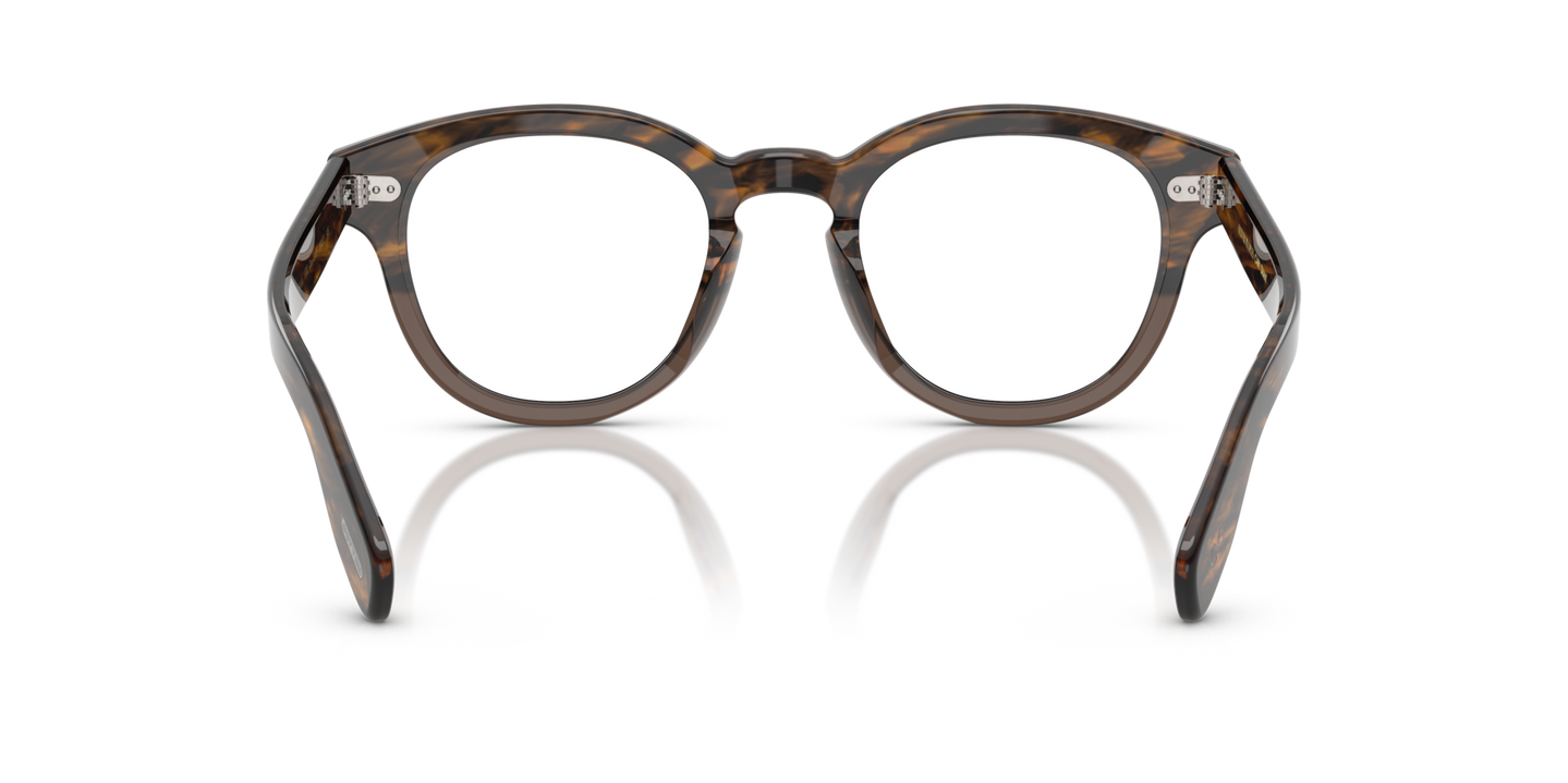 Oliver Peoples Cary Grant with Sedona Red/Taupe Gradient frame - Image Nosepads