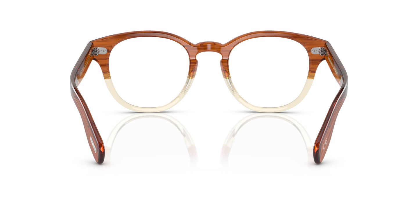 Oliver Peoples Cary Grant with Amber VSB frame - Image Nosepads