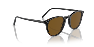 Oliver Peoples Forman L.A con montatura Nero sfumato 362 e lenti  Marrone - L'immagine 3