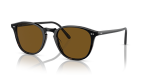 Oliver Peoples Forman L.A con montura Negro / 362 degradado y lentes Marrón - El 1