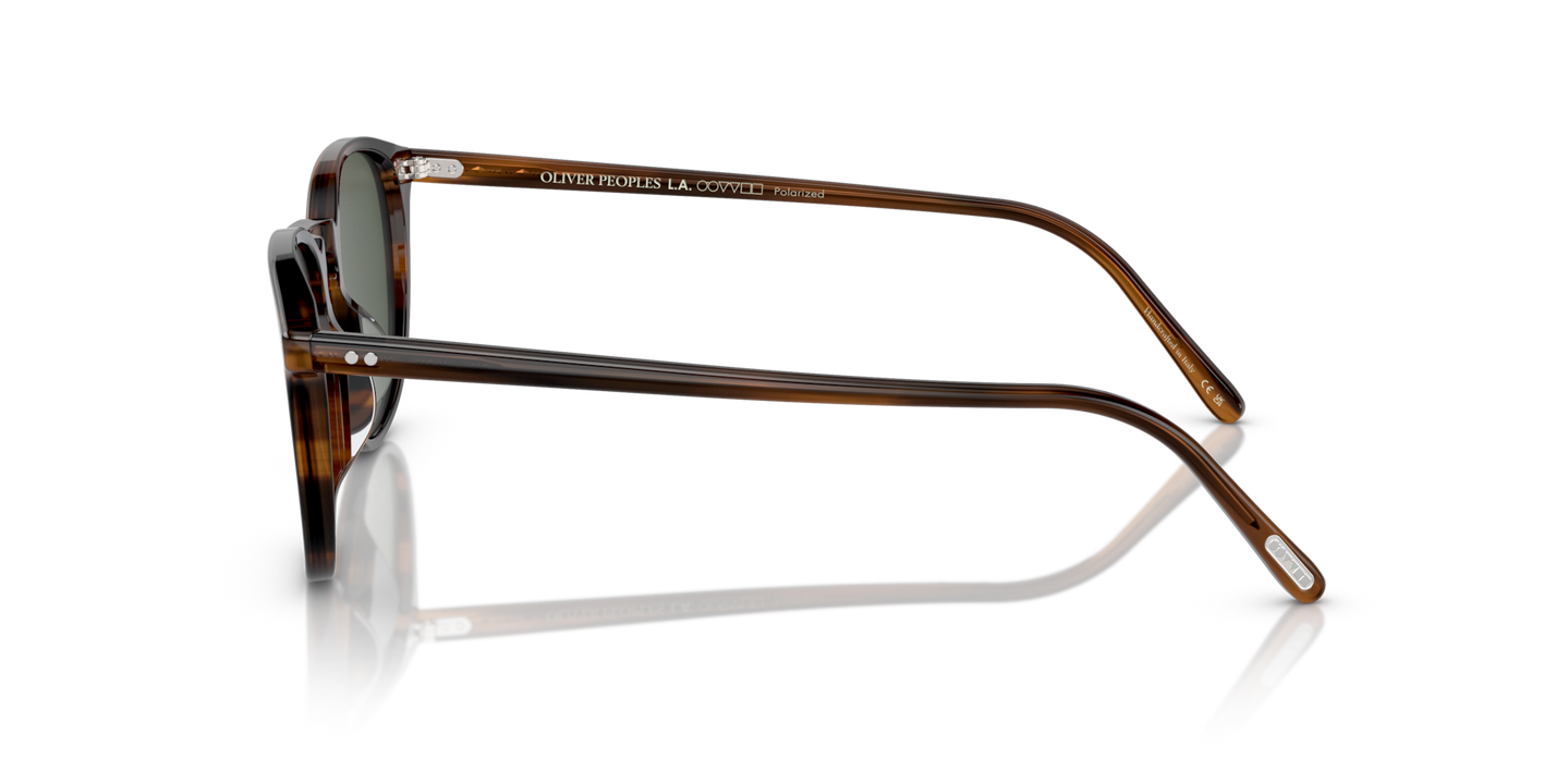 Oliver Peoples Forman L.A with Tuscany Tortoise frame and Green lenses - Image Genuine Pins