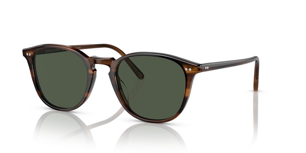 Oliver Peoples Forman L.A with Tuscany Tortoise frame and Green lenses - Image 1