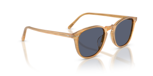 Oliver Peoples Forman L.A Exclusive with Semi-Matte Goldwood frame and Blue lenses - 画像3