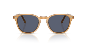 Oliver Peoples Forman L.A Exclusive with Semi-Matte Goldwood frame and Blue lenses - image 2