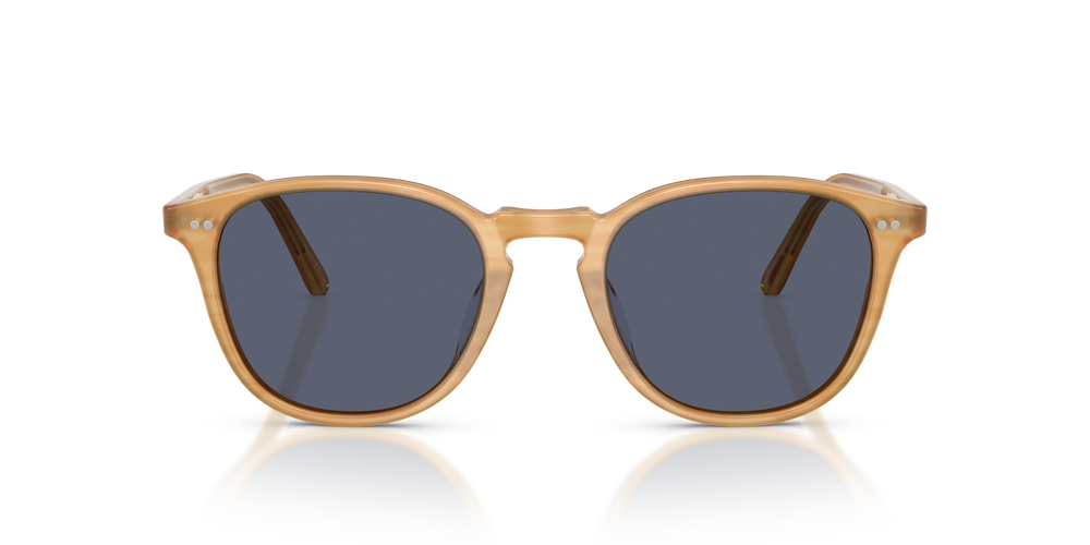 Oliver Peoples Forman L.A Exclusive with Semi-Matte Goldwood frame and Blue lenses - 画像2