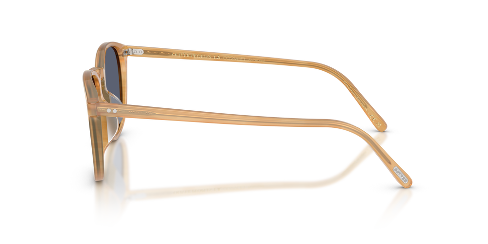 Oliver Peoples Forman L.A Exclusive with Semi-Matte Goldwood frame and Blue lenses - 画像4