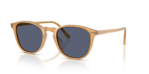 Oliver Peoples Forman L.A Exclusive con montura Madera dorada semimate y lentes Azul - imagen 1