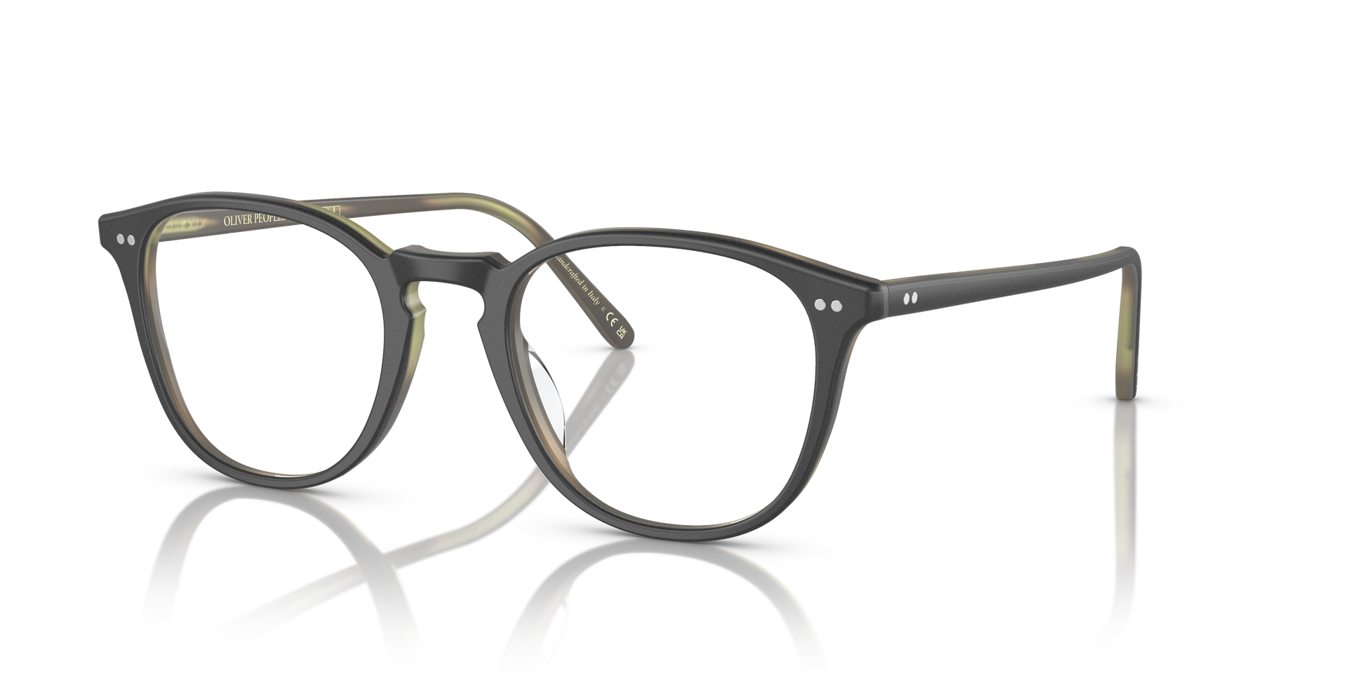 Oliver Peoples Forman-R with Semi Matte Black/Olive Tortoise frame