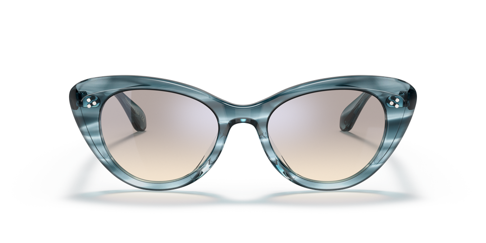 Oliver Peoples Rishell Sun with Washed Lapis frame and Grey lenses - Image 2