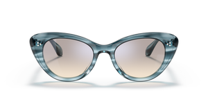 Oliver Peoples Rishell Sun with Washed Lapis frame and Grey lenses - Image 2