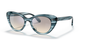 Oliver Peoples Rishell Sun with Washed Lapis frame and Moondust