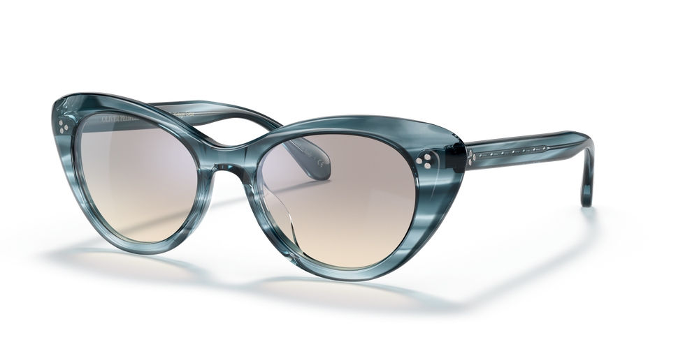 Oliver Peoples Rishell Sun with Washed Lapis frame and Grey lenses - Image 1