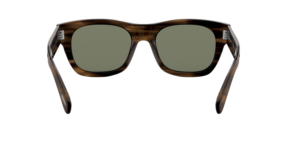 Sie Oliver Peoples Keenan mit Rinde Gestell und Grün Gläsern - bild 4