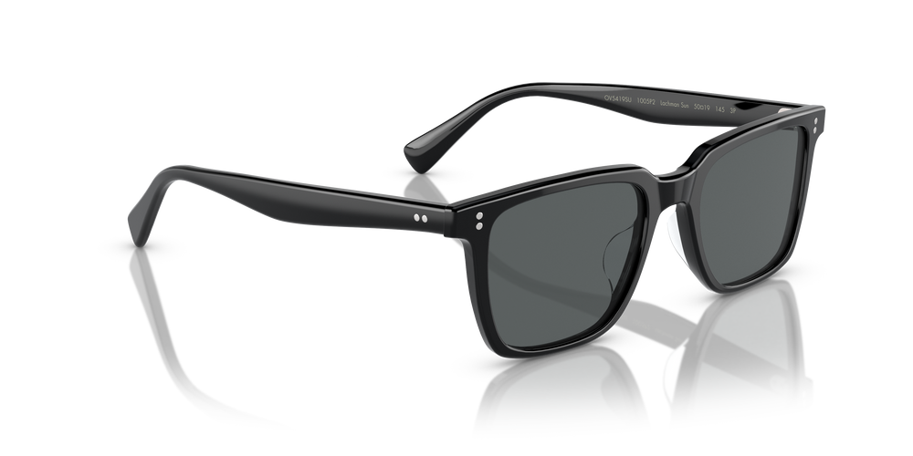 Oliver Peoples Lachman Sun avec une monture Noir et des verres Gris - L'image 3