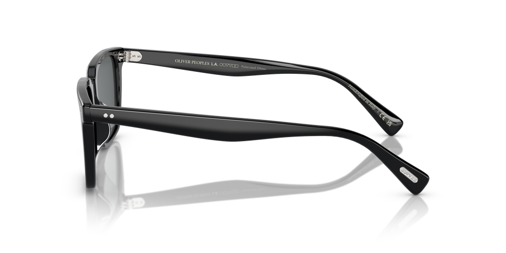 Oliver Peoples Lachman Sun avec une monture Noir et des verres Gris - L'image 4