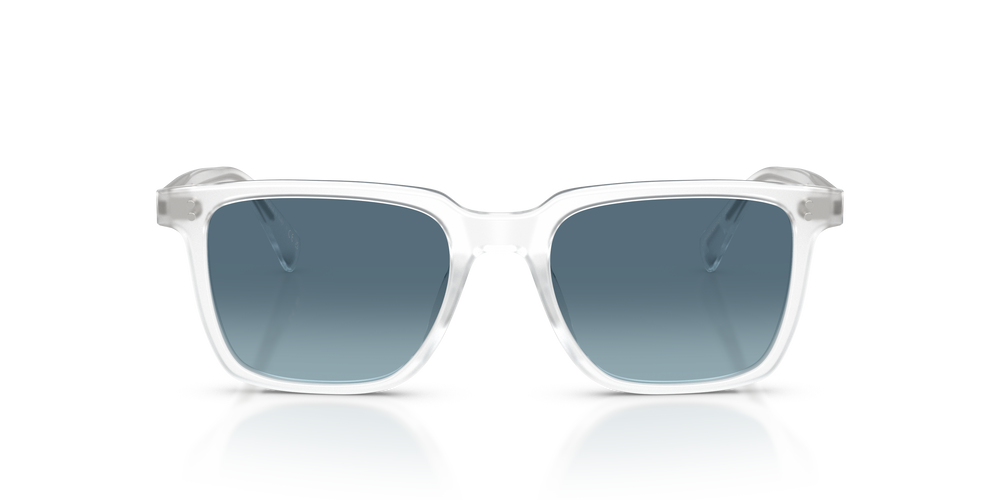 Oliver Peoples Lachman Sun Exclusive with Semi-Matte Crystal frame and Blue lenses - Image 2