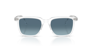 Oliver Peoples Lachman Sun Exclusive with Semi-Matte Crystal frame and Blue lenses - Image 2