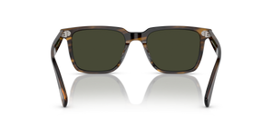 Oliver Peoples Lachman Sun with Bark frame and Green lenses - image 5
