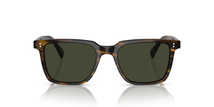 Oliver Peoples Lachman Sun with Bark frame and Green lenses - Image 2