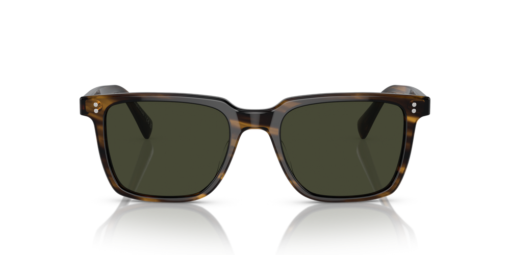 Oliver Peoples Lachman Sun with Bark frame and Green lenses - image 2