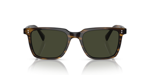 Oliver Peoples Lachman Sun with Bark frame and Green lenses - image 2