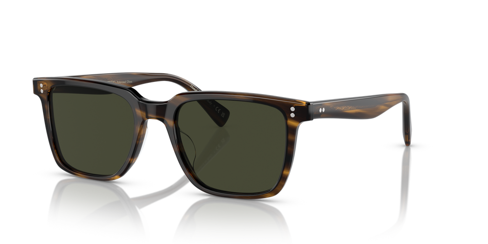 Oliver Peoples Lachman Sun con montatura Corteccia e lenti  Verde - immagine 1
