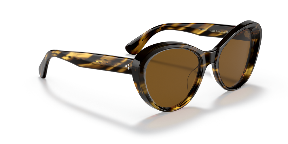 Oliver Peoples Zarene with Cocobolo frame and Brown lenses - Image 3