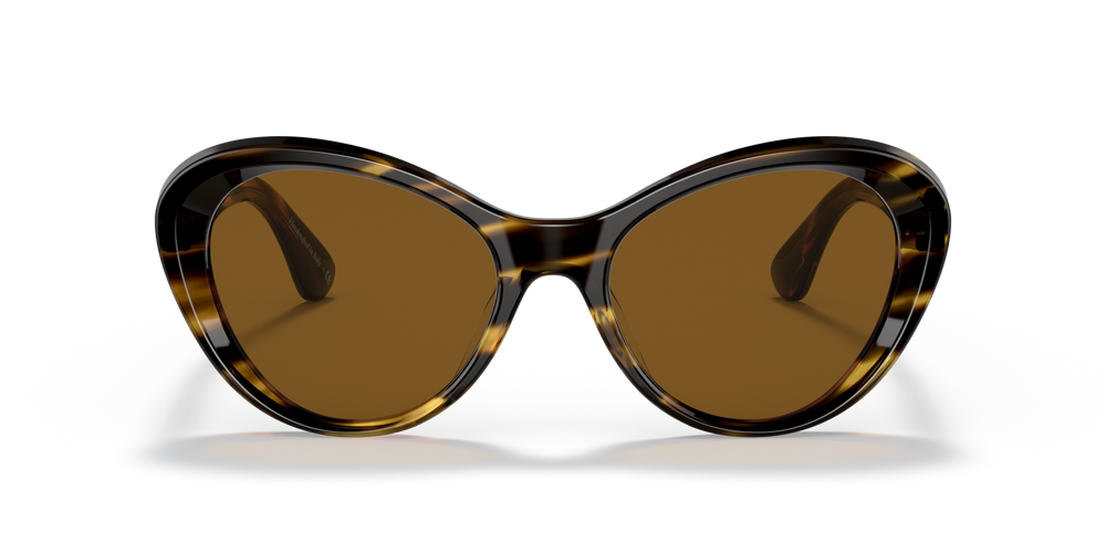 Oliver Peoples Zarene avec une monture Cocobolo et des verres Brun - image 2