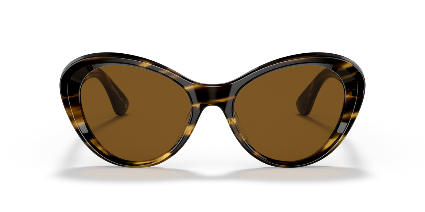 Oliver Peoples Zarene with Cocobolo frame and Brown lenses - Image Material