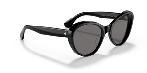 Sie Oliver Peoples Zarene mit Schwarz Gestell und Grau Gläsern - Das Bild 3