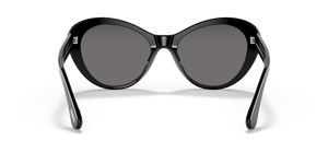 Sie Oliver Peoples Zarene mit Schwarz Gestell und Grau Gläsern - Das Bild 5