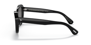 Sie Oliver Peoples Zarene mit Schwarz Gestell und Grau Gläsern - Das Bild 4