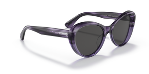 Oliver Peoples Zarene con montatura Dark Lilac VSB e lenti  Grigio - L'immagine 3